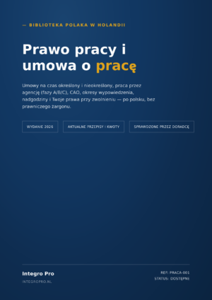 Prawo pracy i umowa o pracę w Holandii